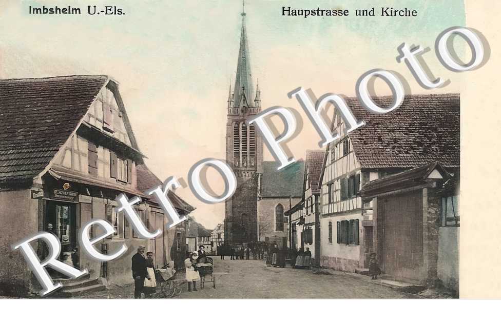 Hauptsrasse u. Kirche
