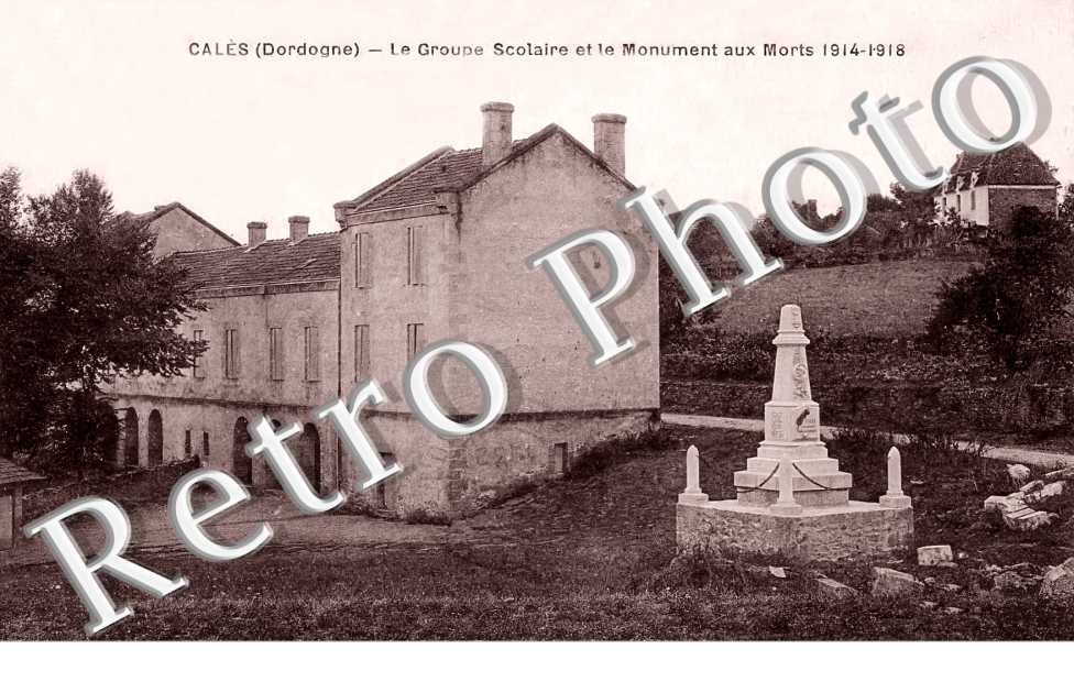 Le groupe scolaire et le monument aux morts