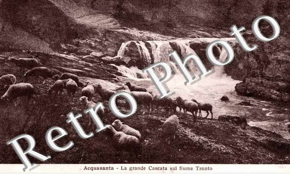 la grande Cascata sul fiume Tronto