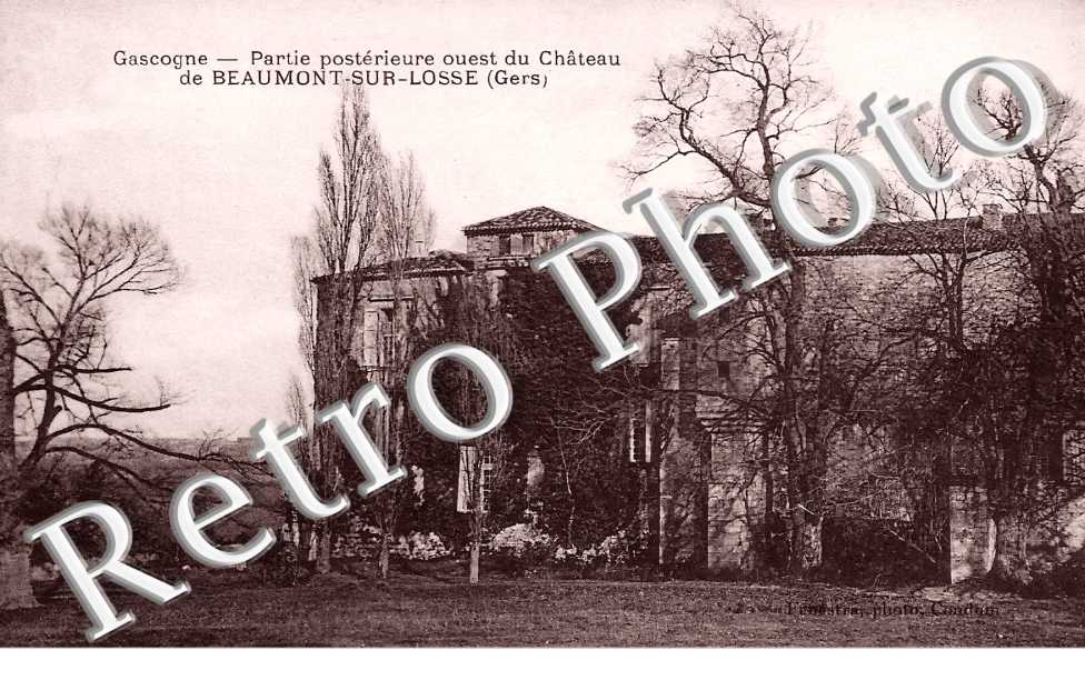 partie postérieure ouest du Château