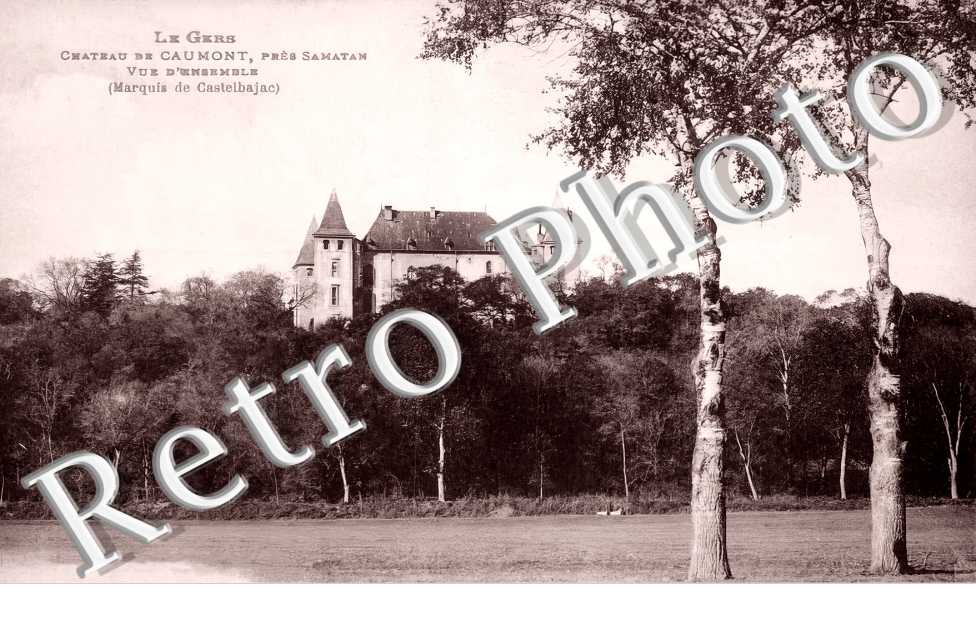 chateau de Caumont. Vue d'ensemble