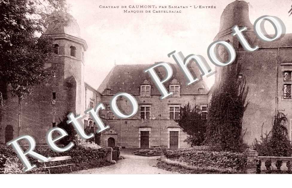 chateau de Caumont. L'entrée
