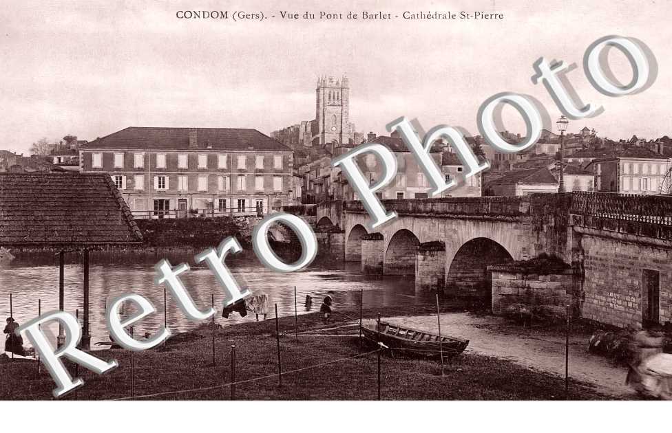 vue du Pont de Barley. Cathédrale Saint-Pierre
