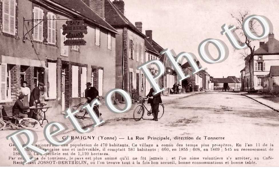 La rue Principale, direction de Tonnerre