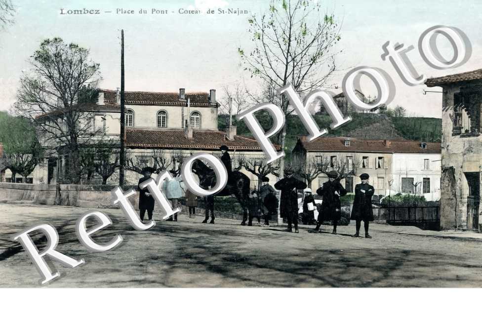 Place du Pont. Coteau de Saint-Najan