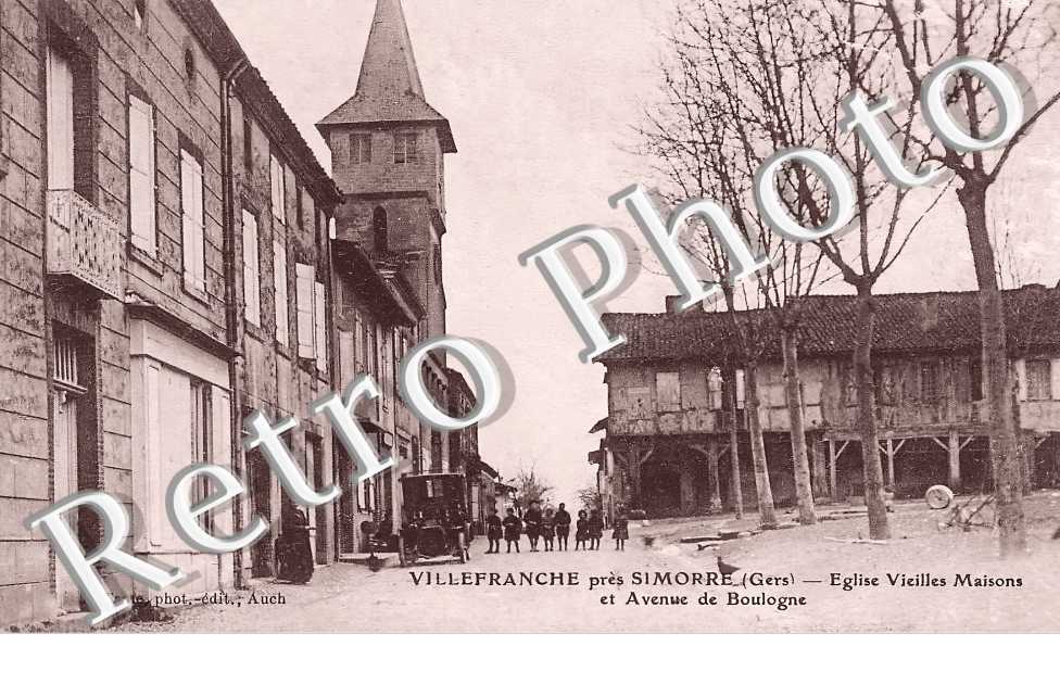 Eglise et avenue de Boulogne