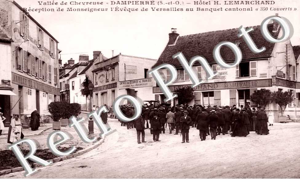 HÔtel H. Lemarchand. Réception de Monseigneur l'Evêque de Versailles au Banquet cantonal