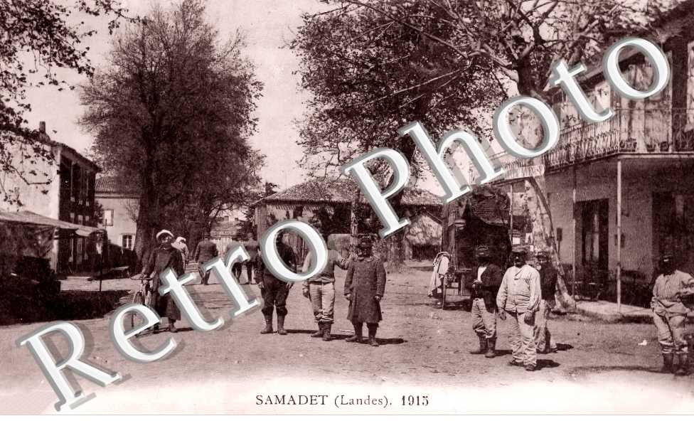 Les Militaires à Samadet en 1915