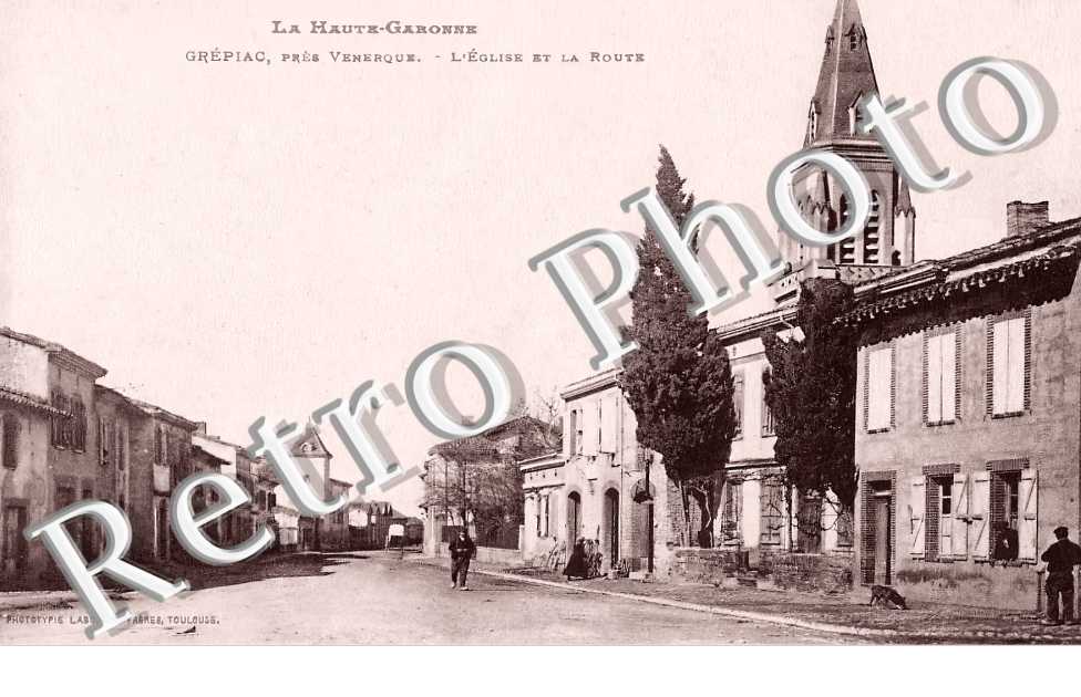l'église et la route