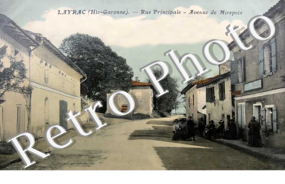 rue principale. Avenue de Mirepoix