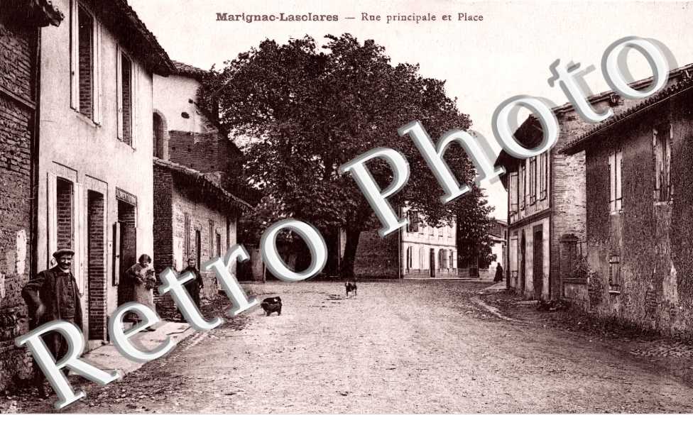 rue principale et Place