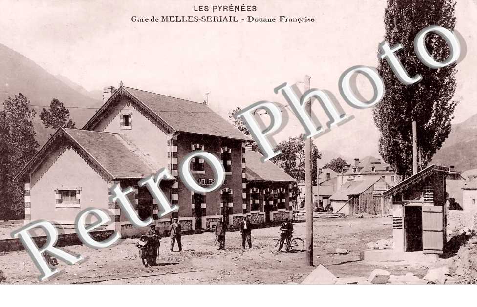 Gare de Melles-Seriail. Douane Française