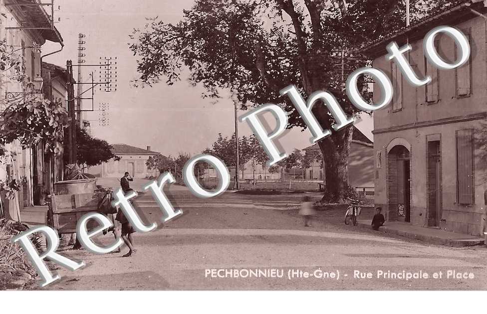 rue principale et place