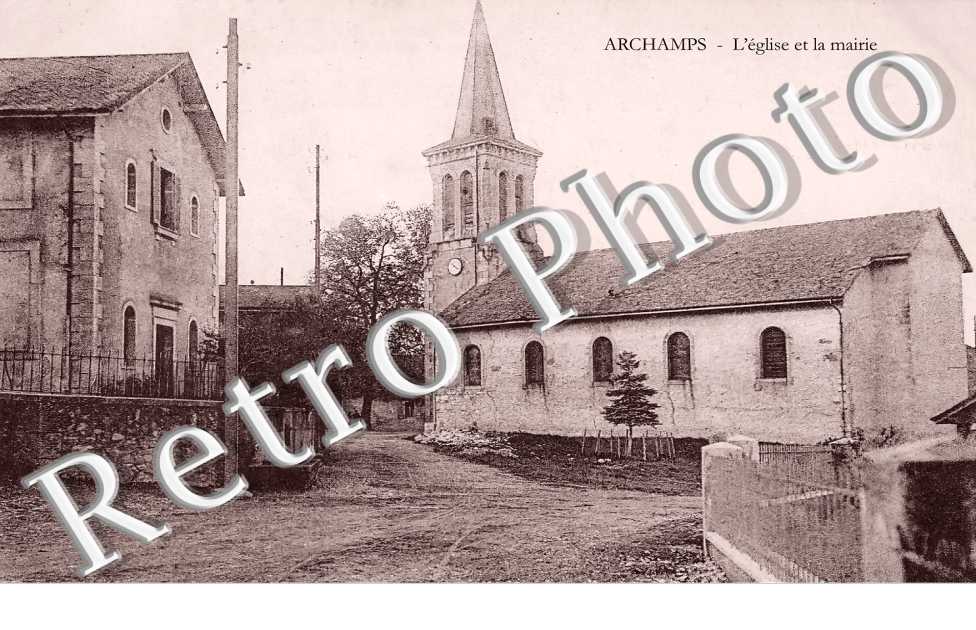l'église et la mairie