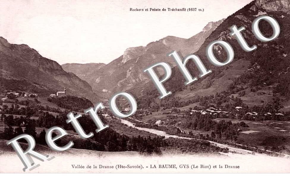 La Baume, Gys (Le Biot) et la Dranse