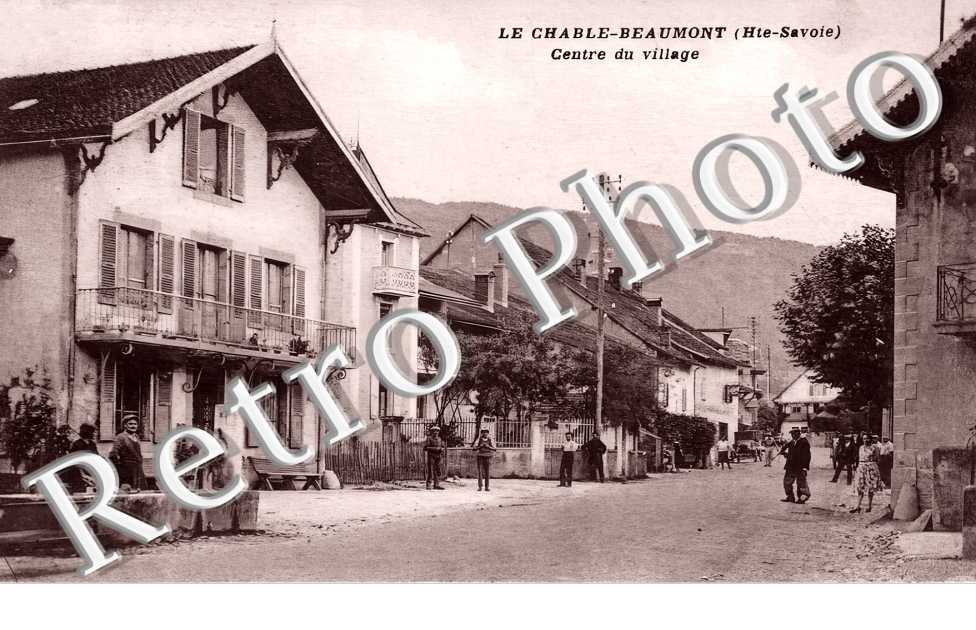 Le Chable-Beaumont. Centre du village