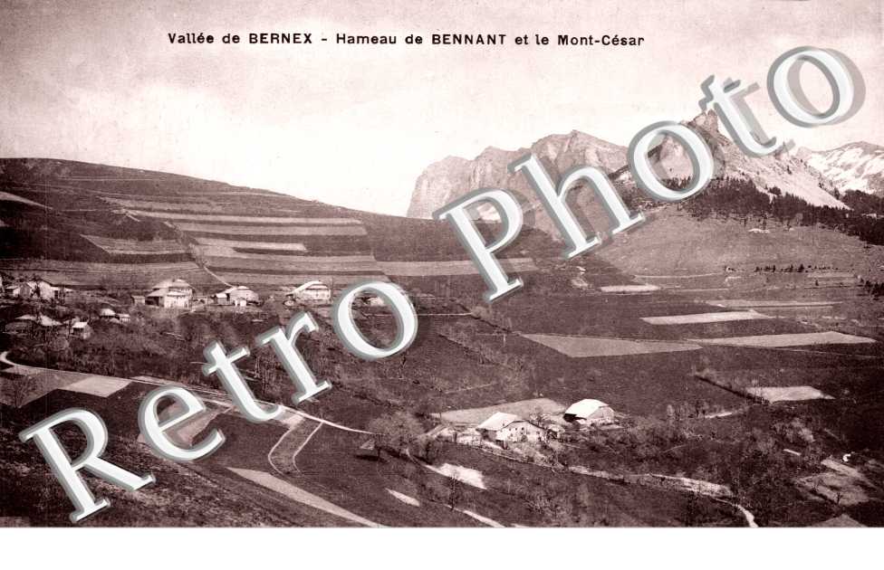 Hameau de Bennant et le Mont-César