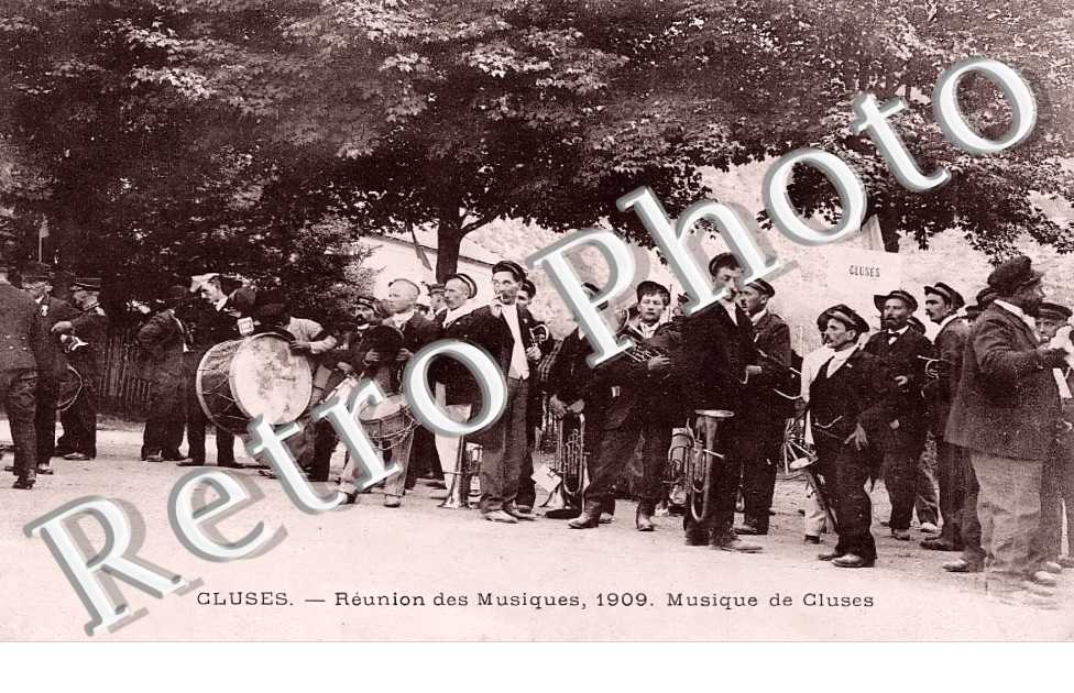 Fête des Musiques 1909. Musique de Cluses