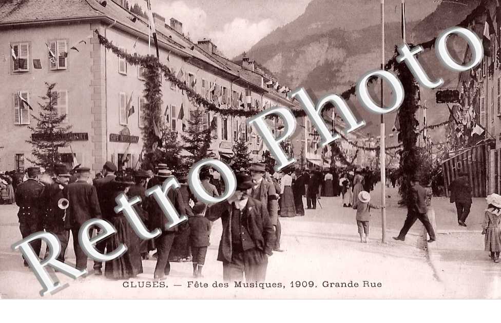 Fête des Musiques 1909. Grande rue