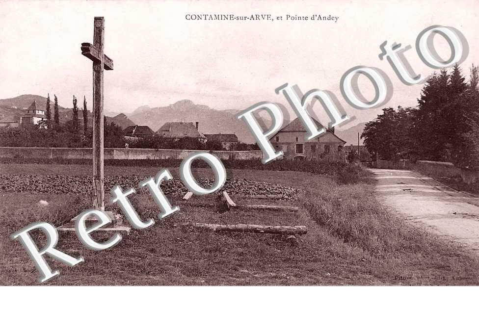 Calvaire et entrée. Pointe d'Andey