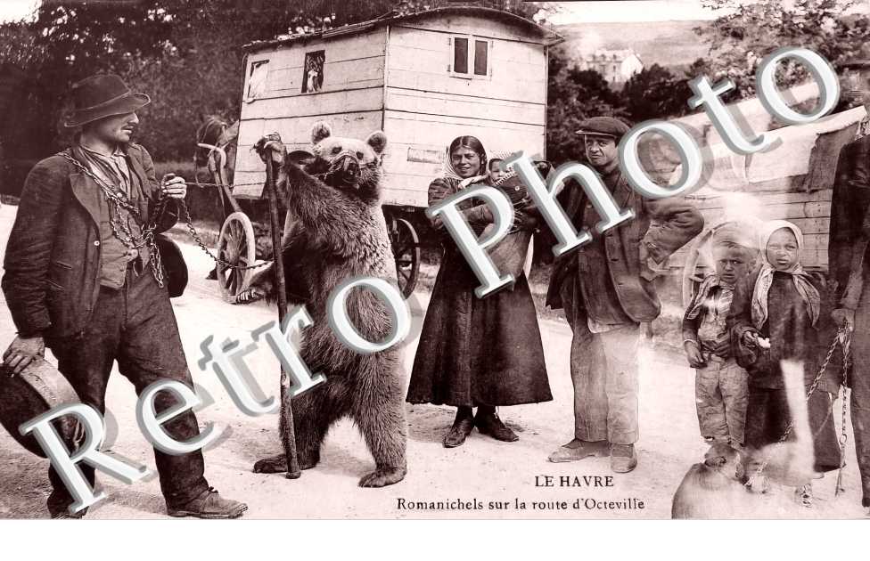 Romanichels sur la route d'Octeville