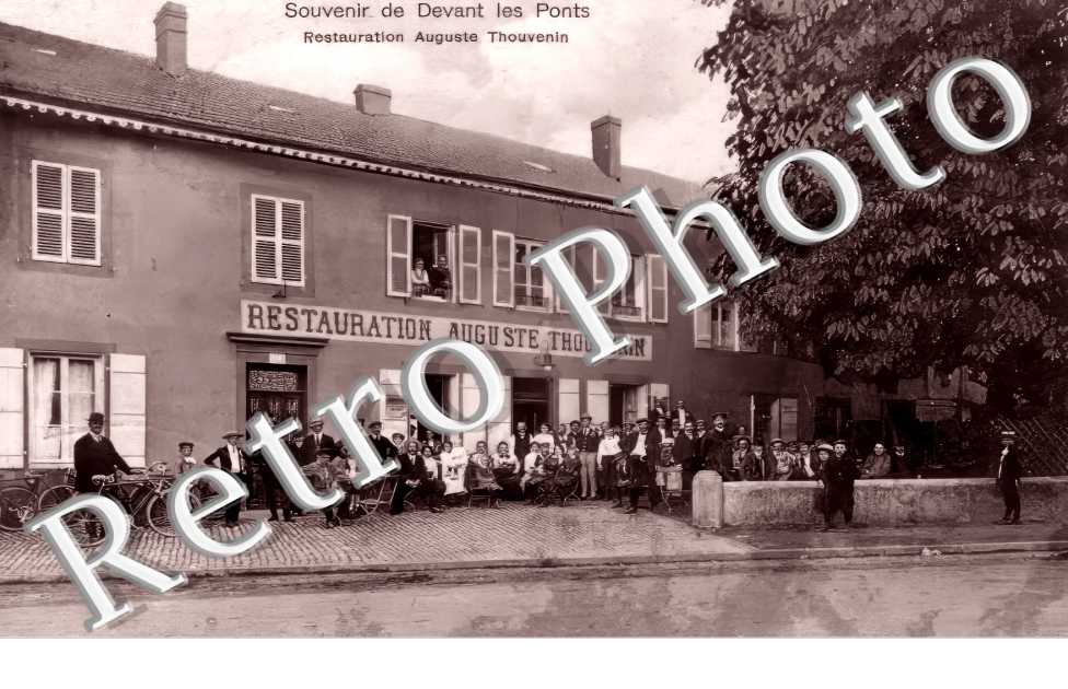 DEVANT LES PONTS. Restauration Auguste Thouvenin