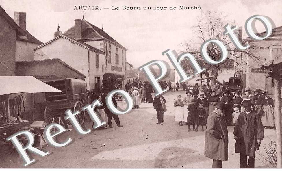 le Bourg un jour de Marché