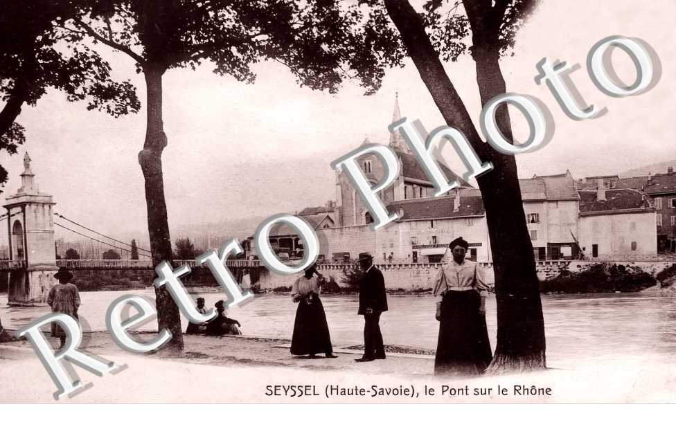 Le pont sur le Rhône