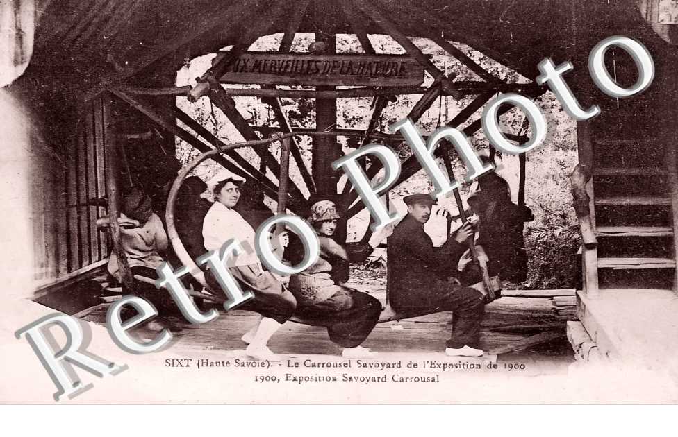 Le Carroussel savoyard de l'exposition de 1900. Aux Merveilles de la Nature.
