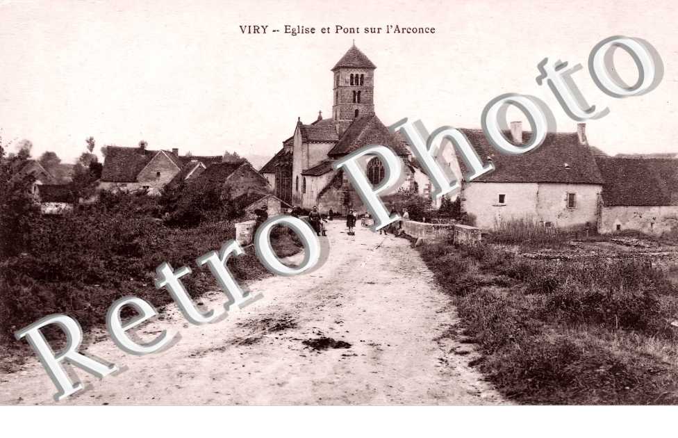 Eglise et Pont sur l'Arconce