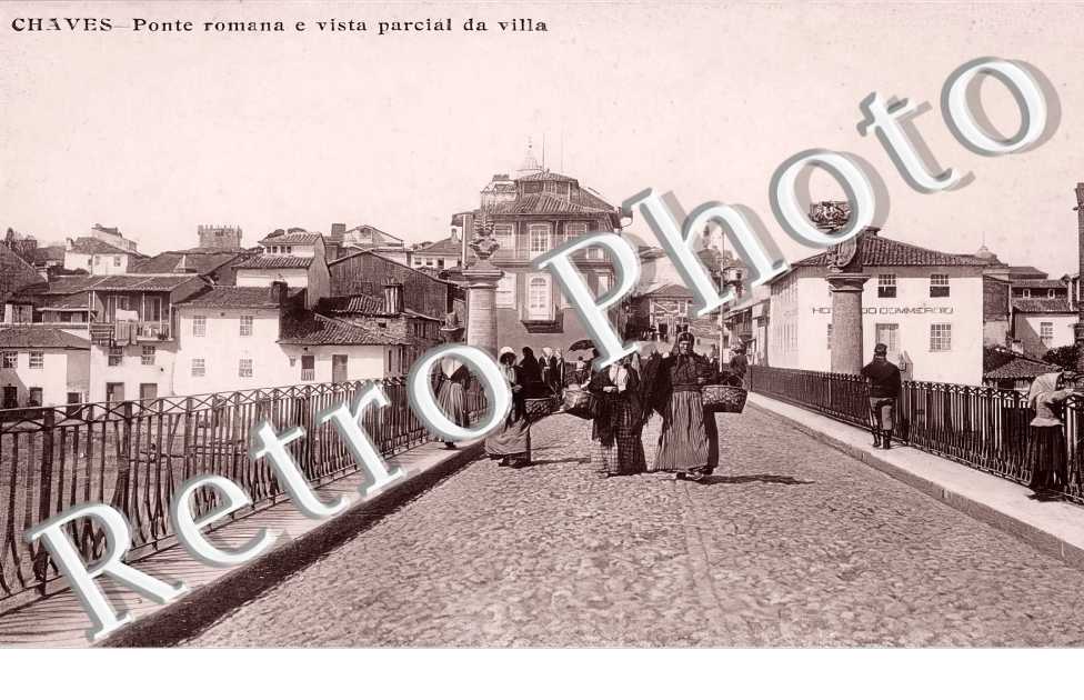 Ponte romana e vista parcial da villa