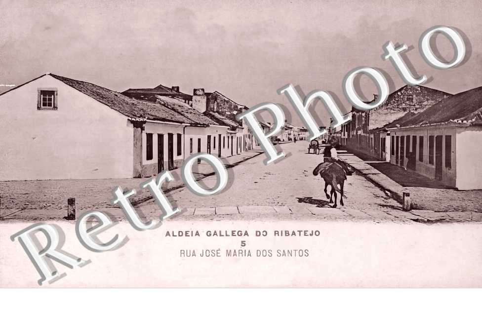 Aldeia gallega do Ribatejo. Rua José Maria dos Santos