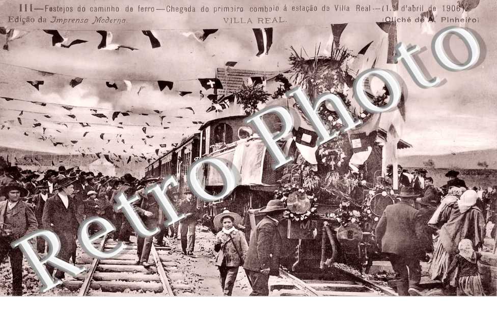 Festejos do Caminho de ferro 1er avril 1906