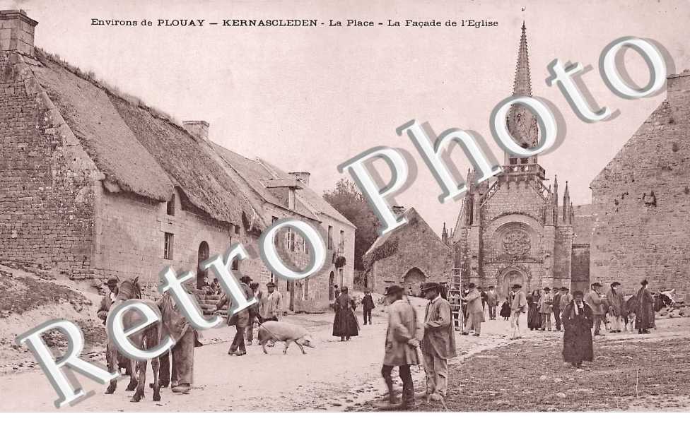 La Place. La façade de l'église