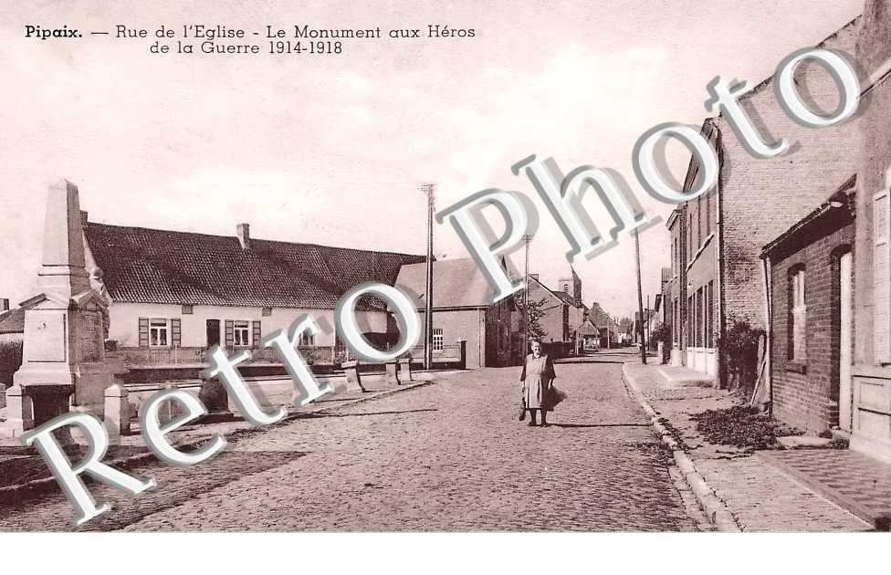 PIPAIX. Rue de l'église