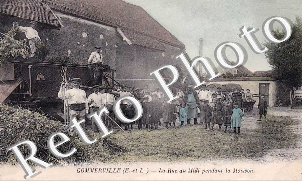La rue du Midi pendant la Moisson