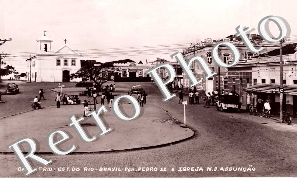 Pça Pedro II e Igreja N. S. Assunçao