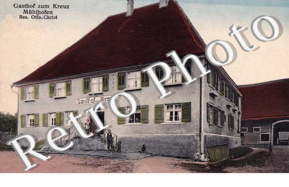 gasthof zum Kreuz. Bes. Otto. Christ