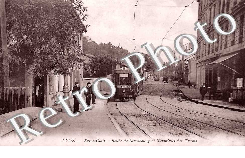 Saint-Clair. Route de Strasbourg et Terminus des Trams