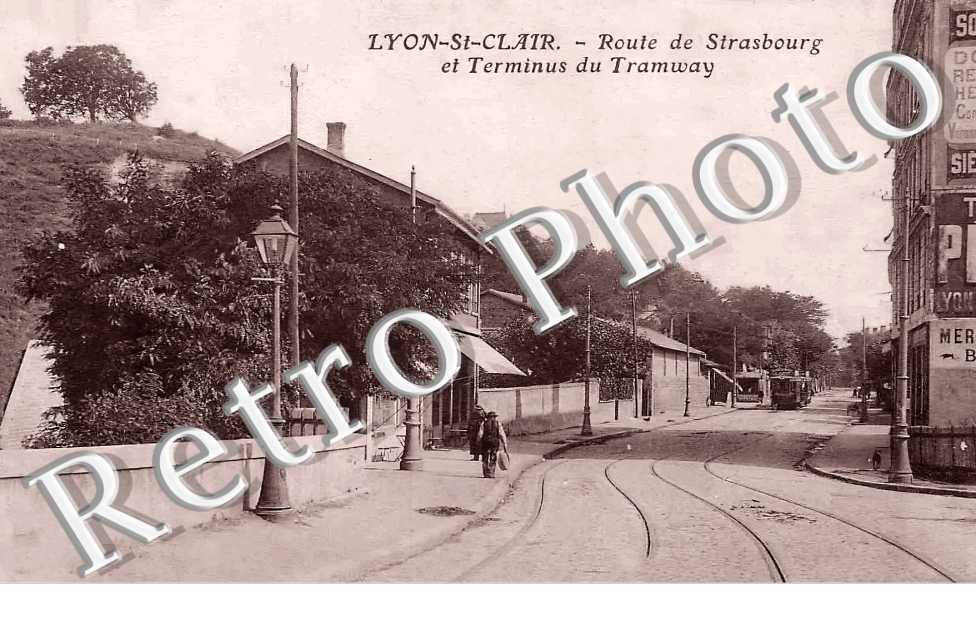 Saint-Clair. Route de Strasbourg et Terminus du tramway