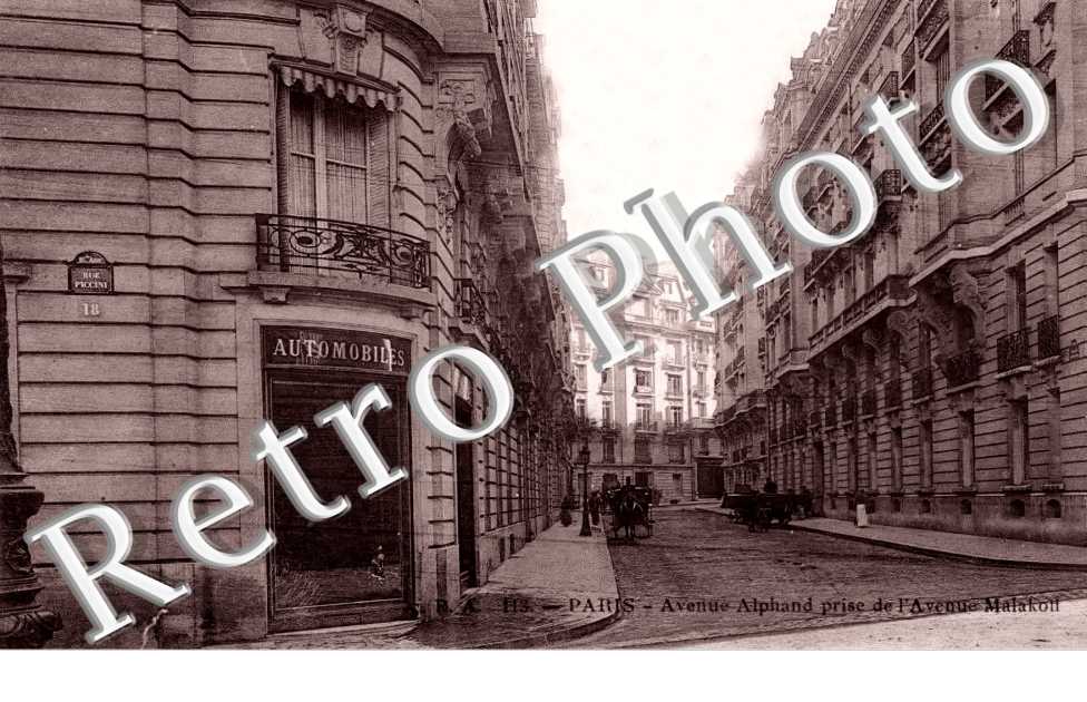 Avenue Alphand prise de l'avenue Malakoff