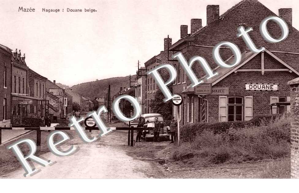 Mazée Najauge. Douane Belge.
