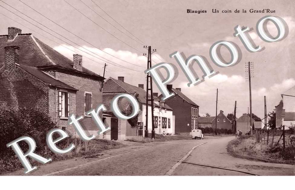 Blaugies.Un coin de la Grand 'rue