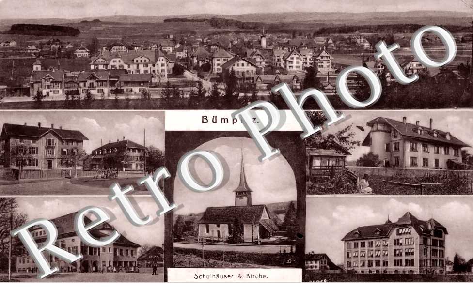 Bumpliz. Schulhauser & Kirche
