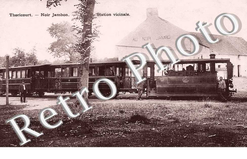 Thoricourt. Noir Jambon. Station vicinale