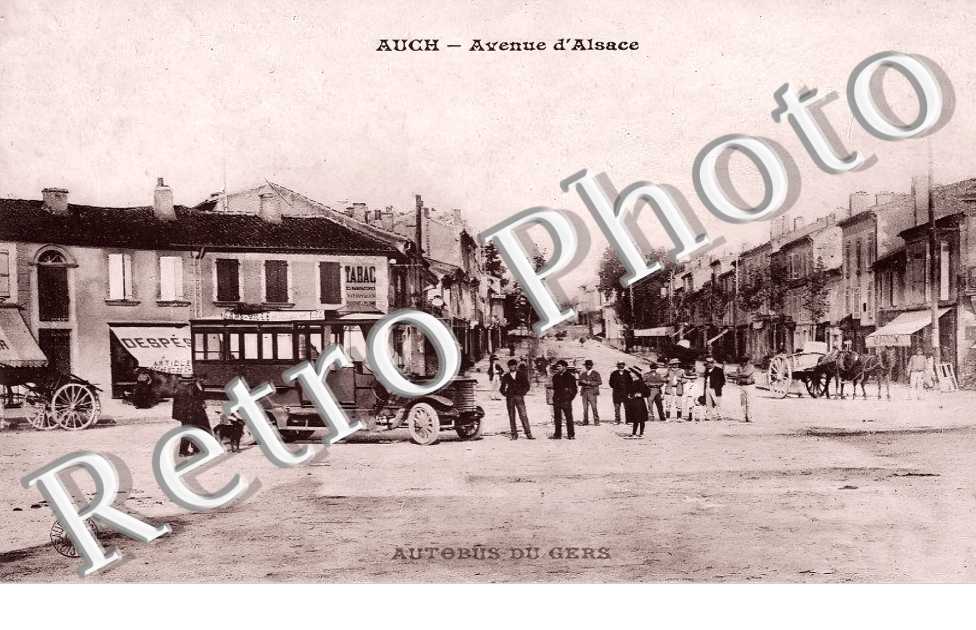 avenue d'Alsace. Autobus du Gers