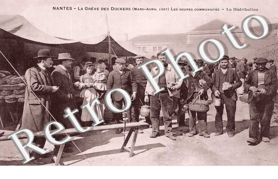 La Grève des Dockers (mars-avril 1907). Les soupes communistes. La Distribution