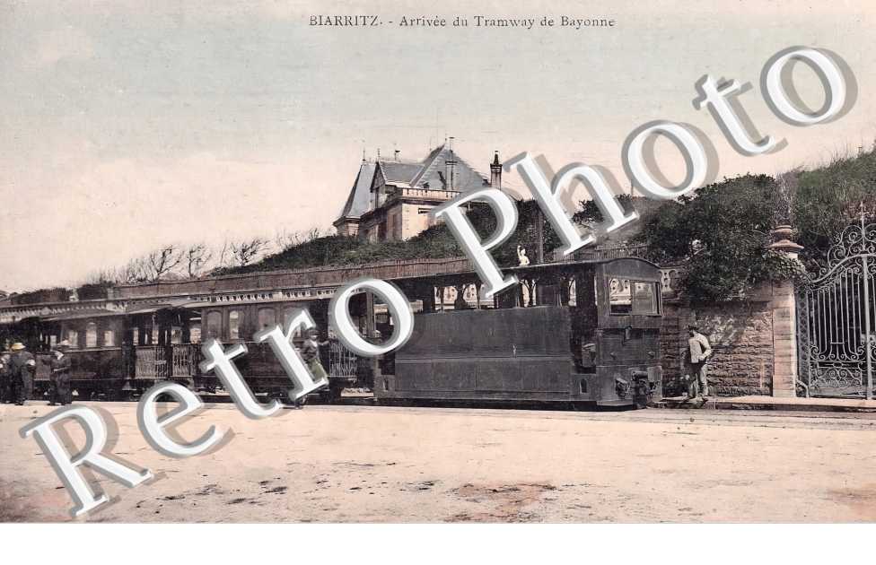 Arrivée du train de Bayonne
