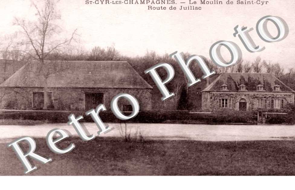 Le Moulin de Saint-Cyr. Route de Juillac