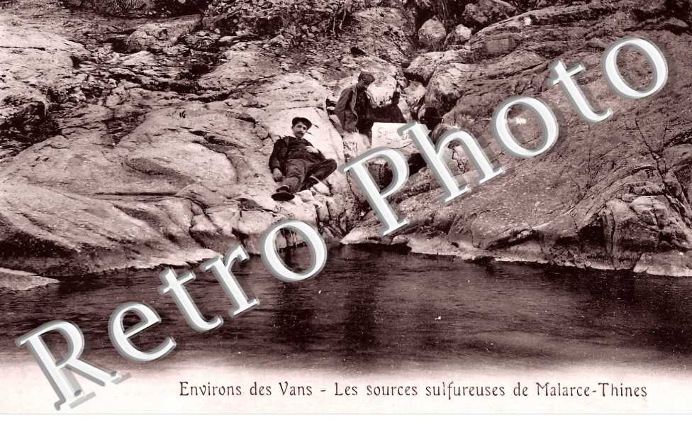 les sources sulfureuses de Malarce-Thines